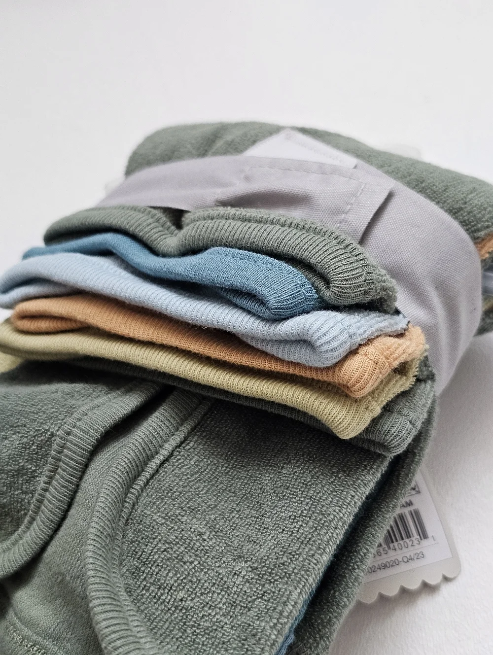 🌿 Cloud Island Baby Washcloths 6 Pack Set Cotton OEKO TEX Infant Soft Green